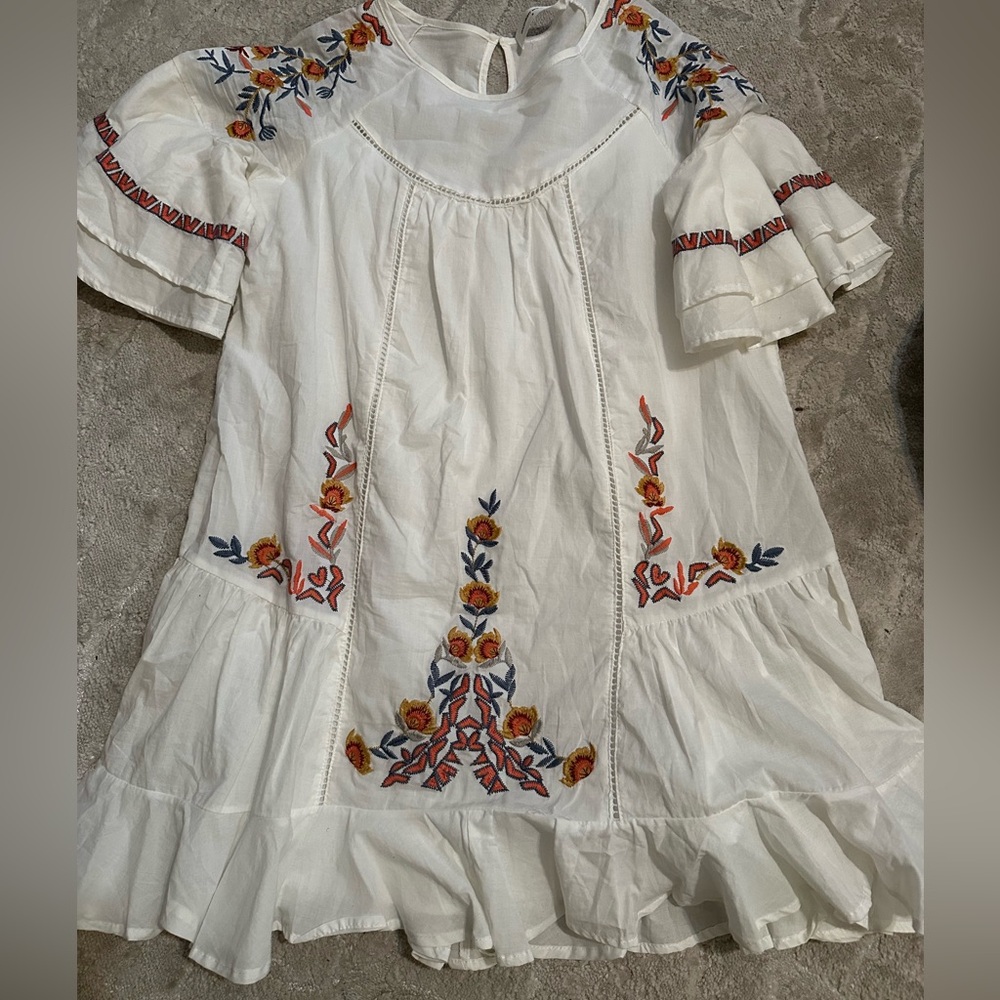 Floral Embroidered Dress